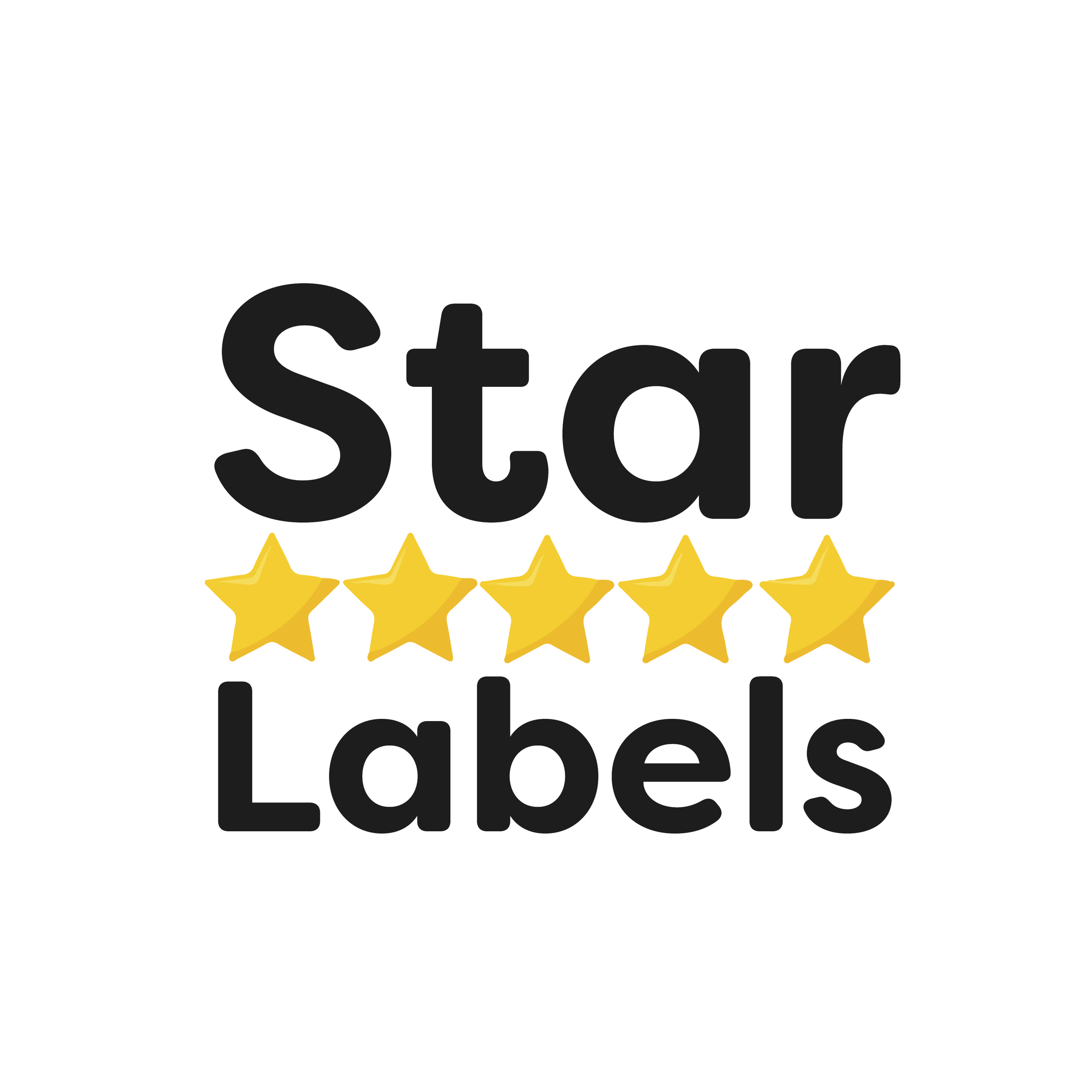Templates star labels